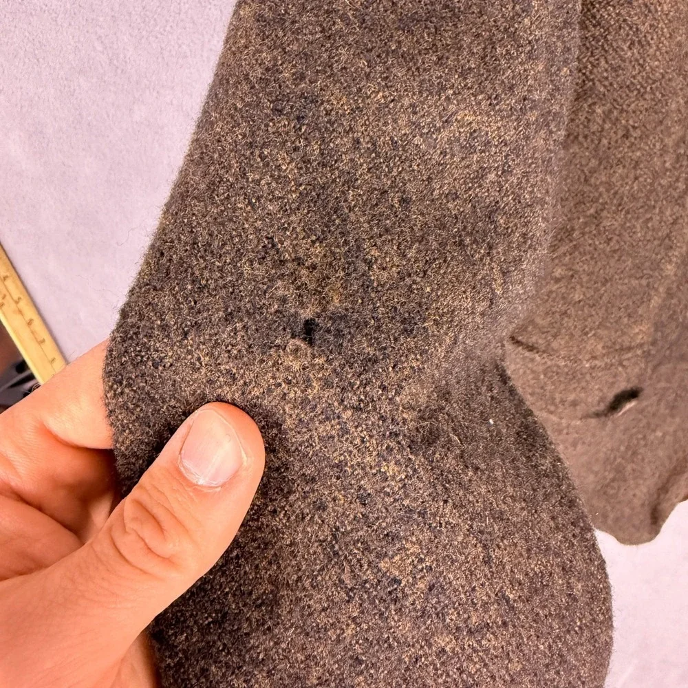 Vintage Brooks Brothers 346 Mens Wool Sport Coat Blazer 43R‎ Brown Academia READ